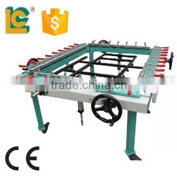 Pneumatic silk screen mesh stretching machine for screen printing for sale