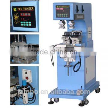 2 color plastic cap pad printing machinery with shuttle LC-PM2-100T