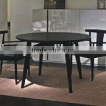 European Modern wood round dining table (E-30)