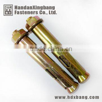 flange nut sleeve anchor with zinc plated made in china handan