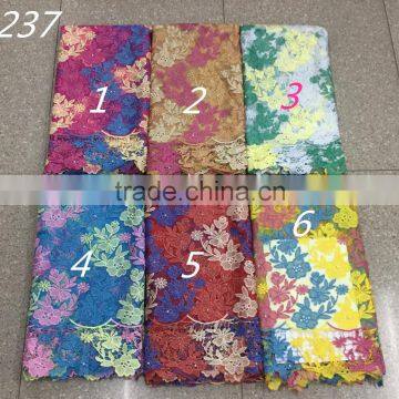 Nice Sequins Cupion Lace Heavy African Voile Lace