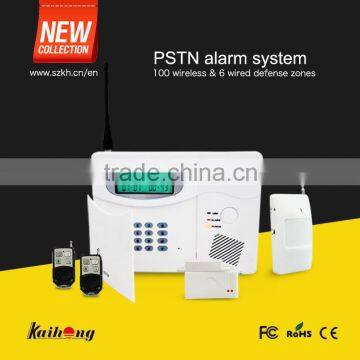 Wireless Alarm System with voice and lcd