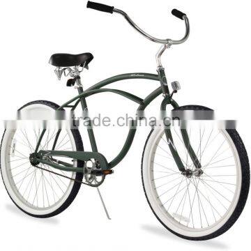 26" Brown Single Speed Beach Cruiser Bike/wholesale Cruiser Bikes/cruiser Bicicleta for Sale (PW-B26365)