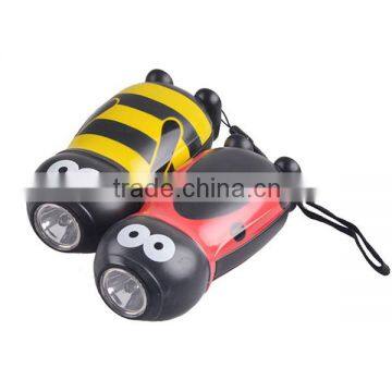 Cute Kid Gift Mini Torch Hand Press LED Animal Dynamo Light Quality Choice photo-2