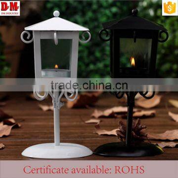 Metal Decorative Restaurant Cheap Glass Candle Holders