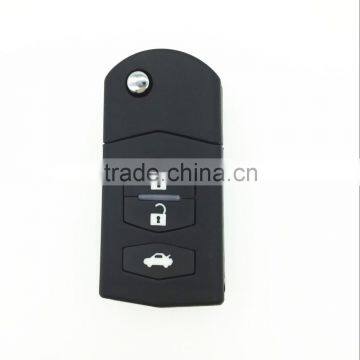 Mazda 6 car key, 3 buttons and black color car key