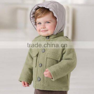 DB413 dave bella winter infant coat baby wadded jacket padded jacket outwear winter coat jacket