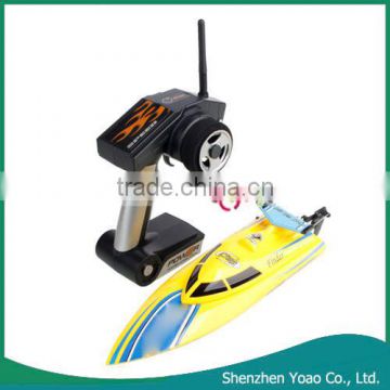 WL911 High Speed 2.4G Wireless Remote Control Fishing Bait Boat Yellow