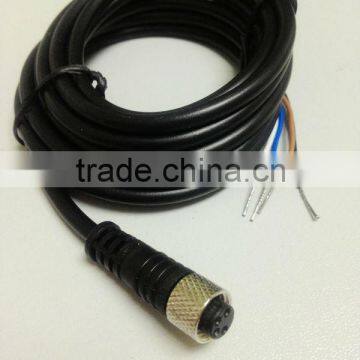 M8 4pins Female Connector with cable