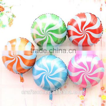 Multicolor candy design foil balloon for kids