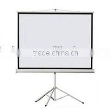 Matte white format 4:3 tripod screen for 100"/High quality low price projection screen