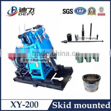 Gold Mining Equipment!!! XY-200 Trailer/Tractor/Crawler Borehole Mining Drilling Equipment for Sale