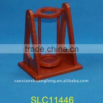 wooden stand for glassware