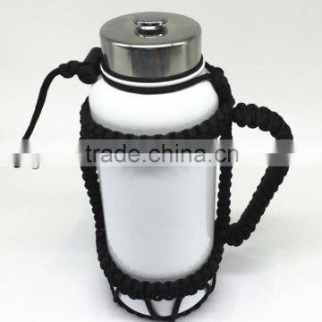 fashion 7 strands 550lb paracord bottle holder custom rope handle for cup diy cup holder