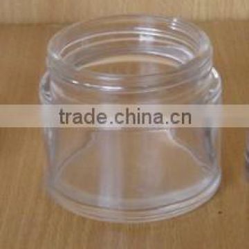 wholesale clear empty cream glass jar 60 ml