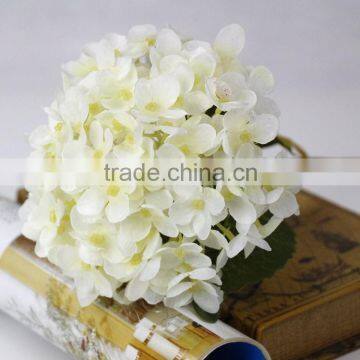 Wholesale white hydrangea silk flowers