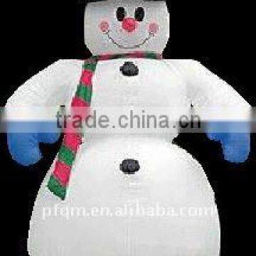 colorful inflatable led light Christmas decoration inflatable snowman