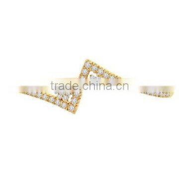 Round 51 / 1. 56 Cts Certified Diamond Gold Bracelet