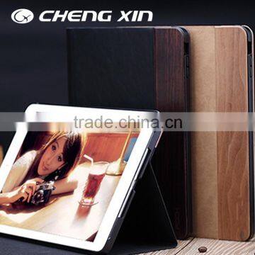 2016 100% real bamboo design wooden case craft idea for ipad cover