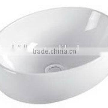 Chinese art white color ceramic outdoor hand wash basin