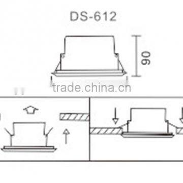 Public Address System 6.5 Inch Bass Round Fabric Ceiling Speaker photo-4