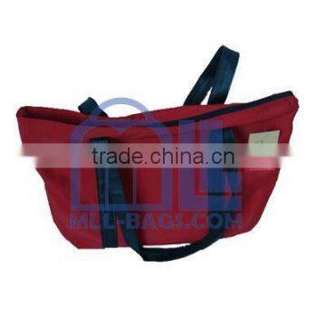 The tote red shopping hand bag for women