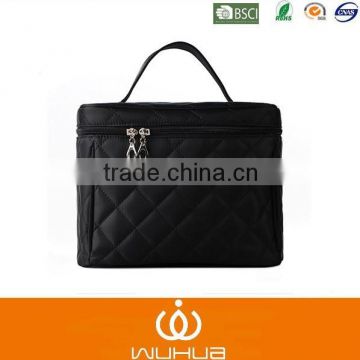 stock quilted nylon promotional cosmetic bag series for wholesale