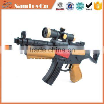 Power electronic plastic gun toy with light