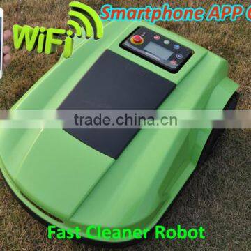 The 4th Generation Smartphone App Control Robot Lawn Mower Grass Cutter With Water-proofed Charger