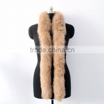 Hot selling popular real fur scarf for ladies