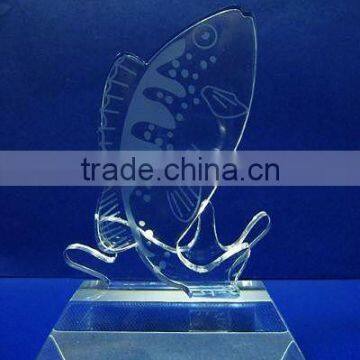 Custom acrylic trophy, glass trophy, crystal trophy with high quality