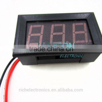 Green LED Panel Meter Mini Digital Voltmeter DC 0V To 99.9V Three-wire