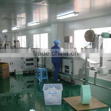 automatic medical mask machine (one mask body with 3 ear loop machine) production line