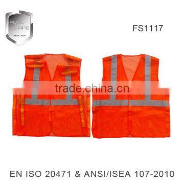 2016 mesh Night work safety reflective vest