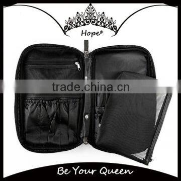High Quality Black Cosmetic Brush Bag