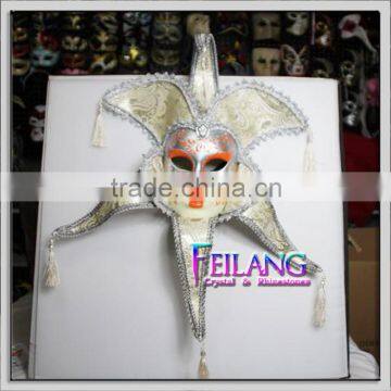 Womens Classic Venetian Masquerade Theater Jester Mask