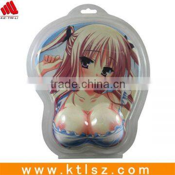 Popular custom 3d sexy girl game mouse pad