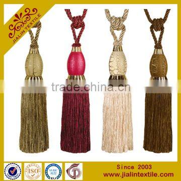 wholesaler china supplier curtain polyester tassel tiebacks