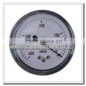 High Quality 2.5 Inch Stainless Steel Brass Internal Vacuum Pressure Guage With Back Mounting Quality Choice photo-2