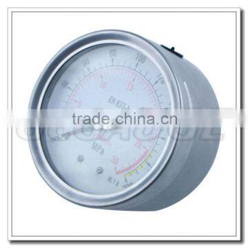 High Quality Back Connection High Pressure All Stainless Steel Gauges 2000bar photo-3