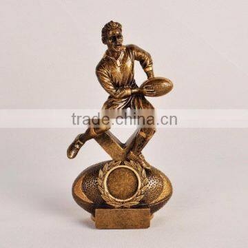 Wholesale rugby resin figure craft