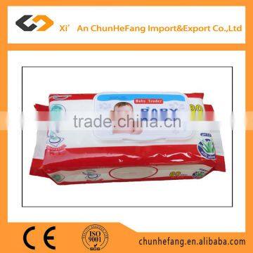 High Quality Hand and Mouth Cleaning Baby Wipe with Plastic Case