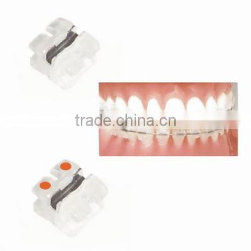 Transparent Plastic Bracket with metal slot