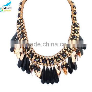 2015 New Design Fashion Bohemia Tassel Pendants Necklace Fashion Statement Necklaces For Women Jewelry