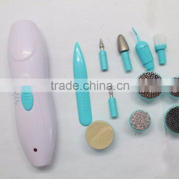 10 durable attachment Professional Electric Manicure Pedicure Set