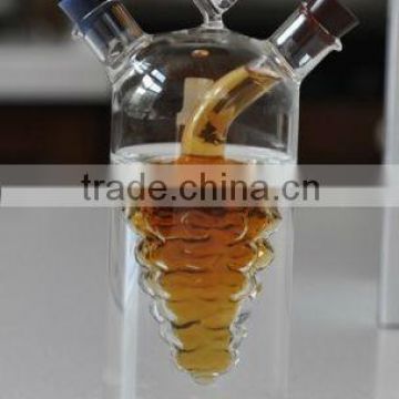 decorative oil and vinegar glass bottle for kitchen ,restaurant