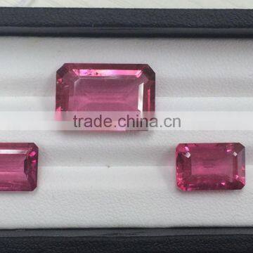 Natural Pear Cut Faceted Loose Gemstone Rubellite