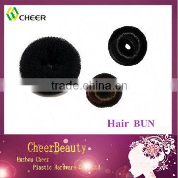 Factory direct sale braided hair bun human hair bun