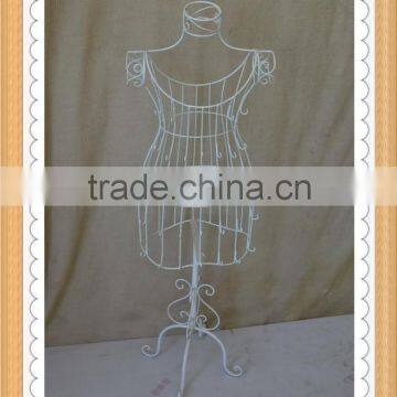 New Decorative Wire mannequin with hook, white