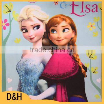 latest design thick 100% polyester peach skin thermal transfer printed fabric